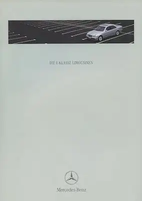 Mercedes-Benz E-Klasse Limousinen Prospekt 7.1999