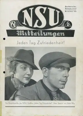 NSU Mitteilungen 1935 Nr. 109