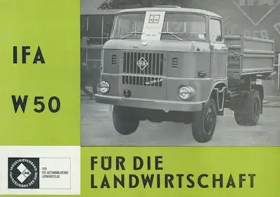 IFA W 50 für die Landwirtschaft Prospekt 1968