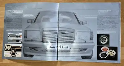 Mercedes-Benz AMG Programm-Mappe ca. 1983