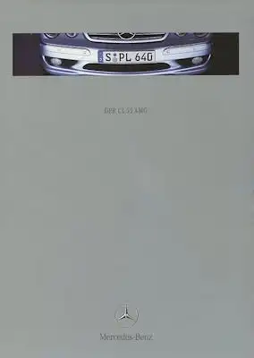 Mercedes-Benz CL 55 AMG Prospekt 3.2000