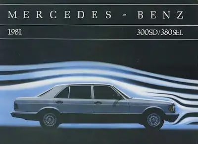 Mercedes-Benz 380 SD / SEL US- Prospekt 1981 e