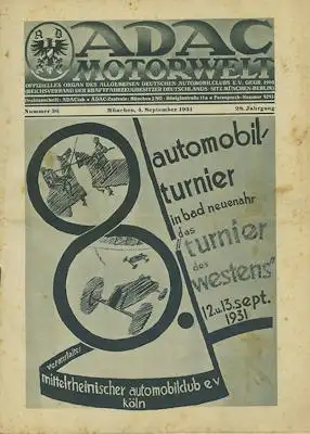ADAC 1931 Heft 36