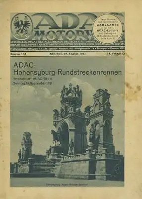 ADAC 1931 Heft 35