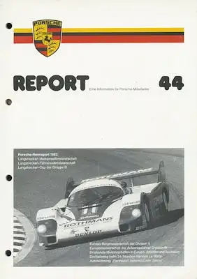 Porsche Report Ordner 1982-1987