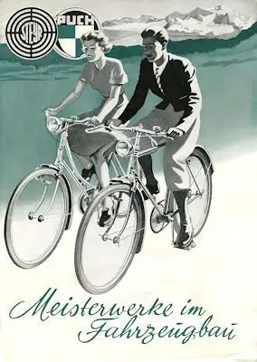 Puch Fahrrad Programm ca. 1950