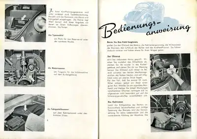 VW Käfer Bedienungsanleitung 4.1950