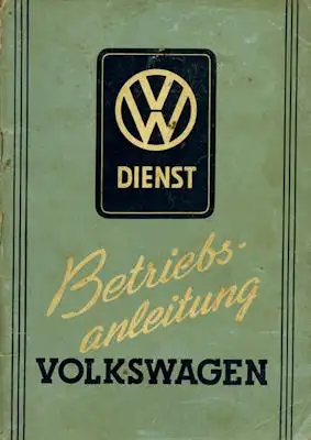 VW Käfer Bedienungsanleitung 4.1950