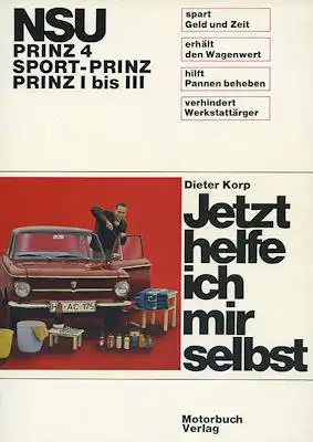 NSU Prinz 4, Sport Prinz + Prinz I-III Reparaturanleitung 1965