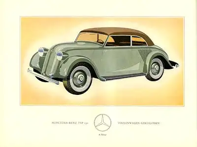 Mercedes-Benz Typ 130 Prospekt 1935