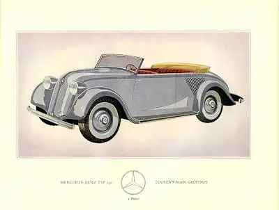 Mercedes-Benz Typ 130 Prospekt 1935