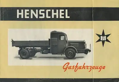 Henschel Gasfahrzeuge Prospekt 10.1936