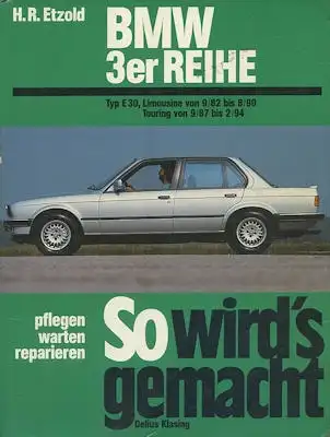 BMW 3er Reparaturanleitung 1983-1994