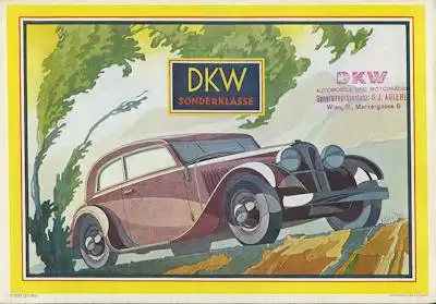 DKW Sonderklasse Prospekt 2.1933