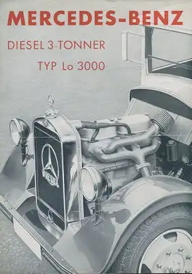 Mercedes-Benz Typ LO 3000 Prospekt 1.1933
