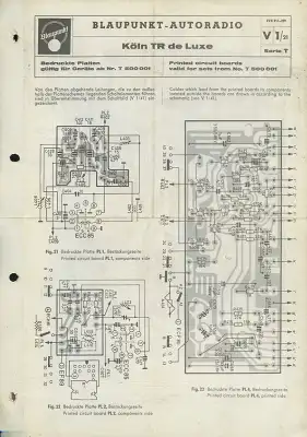 Autoradio Blaupunkt Ordner ca. 1970