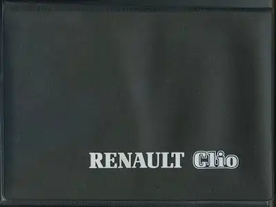 Renault Clio Fahrzeugmappe ca. 1991