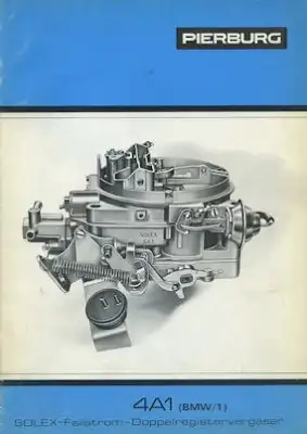 Solex Fallstrom Doppelregister Vergaser 4A1 (BMW/1) 8.1979