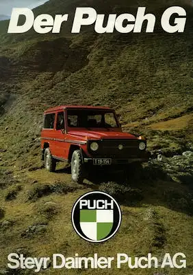 Mercedes / Puch G Prospekt 1982