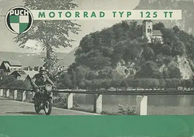 Puch Typ 125 TT Prospekt 1950