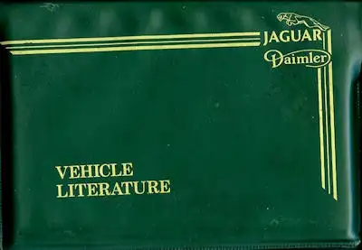 Jaguar XJ Serie III Mappe mit Bedienungsanleitung 8.1982