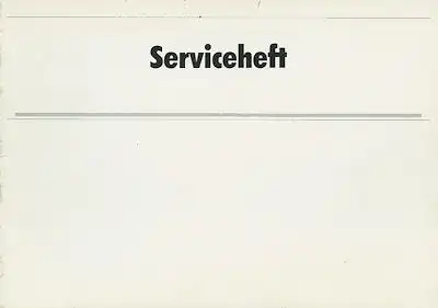 BMW E 36 Serviceheft 9.1992