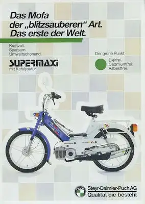 Puch Supermaxi Programm ca. 1987