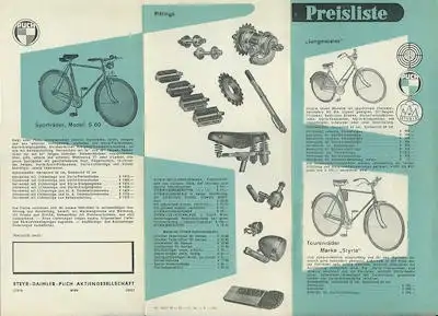 Steyr-Puch Fahrrad Programm 3.1956