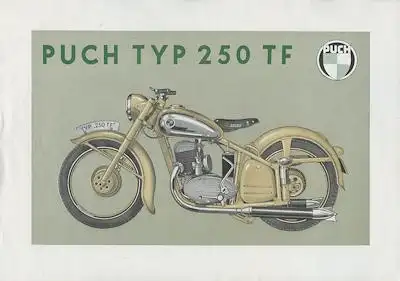 Puch 250 TF Prospekt 11.1948