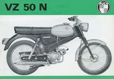 Puch VZ 50 N Prospekt ca. 1966