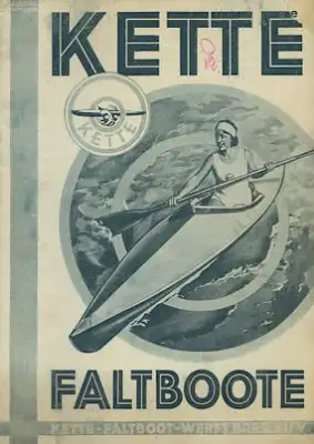 Kette Faltboote Prospekt 1930er Jahre