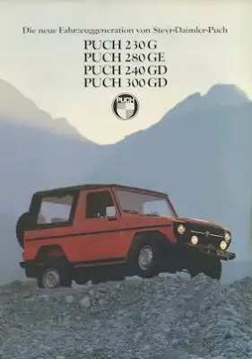 Mercedes / Puch G Prospekt ca. 1979