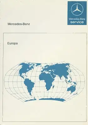 Mercedes-Benz Kundendienst-Stationen Europa 1987