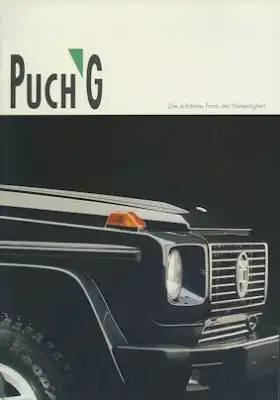 Mercedes / Puch G Prospekt-Mappe 1990