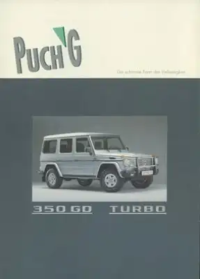 Mercedes / Puch GD Prospekt-Mappe 1992