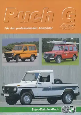 Mercedes / Puch G 4x4 Prospekt 1995