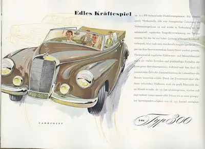 Mercedes-Benz 300 Prospekt 6.1953