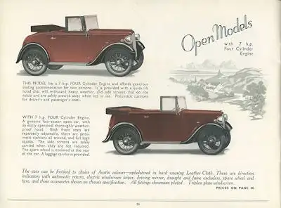Austin Programm 10.1935