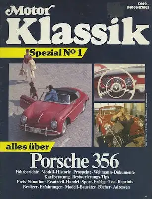 Motor Klassik Spezial No. 1 Porsche 356 1987