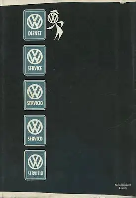 VW Käfer Bedienungsanleitung 8.1957