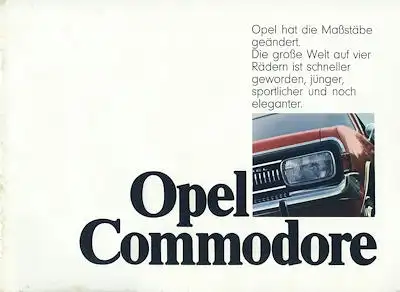Opel Commodore Prospekt 3.1970