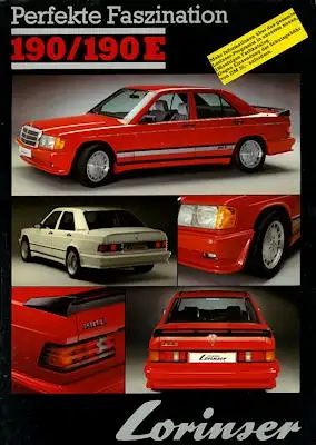 Mercedes-Benz Lorinser W 201 Prospekt 1984