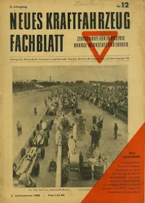 Das Kraftfahrzeug Fachblatt 1948 Heft 12