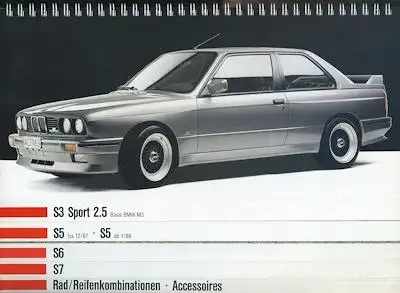 BMW Schnitzer Programm 1989