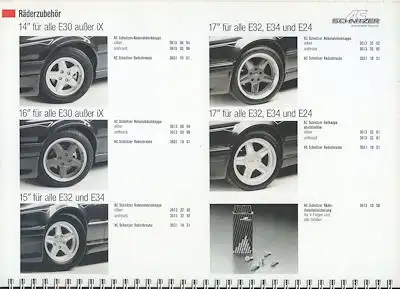 BMW Schnitzer Programm 1989