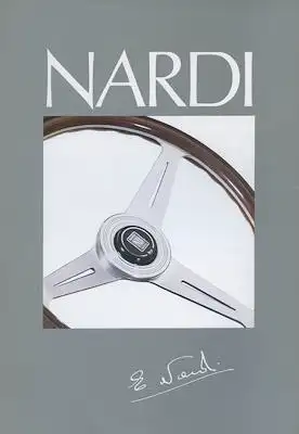 Nardi Mappe mit Prospekten 1990-1993