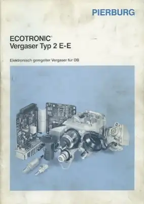 Pierburg Ecotronic Vergaser 2E-E 8.1987