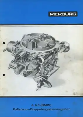 Pierburg Fallstrom Doppelregister-Vergaser 4A1 1980er Jahre