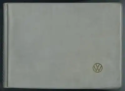 VW Fahrzeugemappe 1960er Jahre