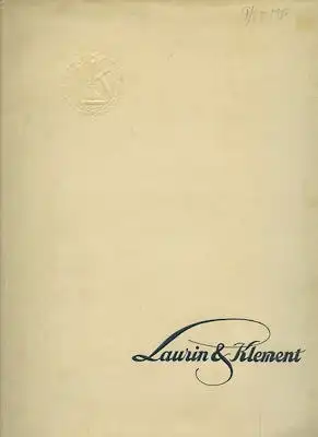 Laurin & Klement Mappe mit 8/20 + 8/24 HP Prospekt 1914